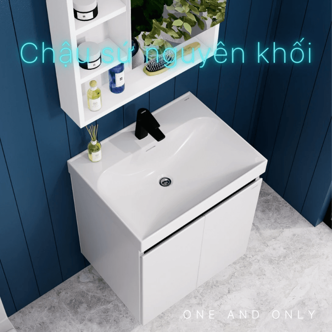 Bộ tủ lavabo kết hợp tủ treo LF5356 + EH15356AV