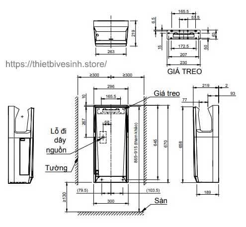 Máy Sấy Tay Inax JT-2162