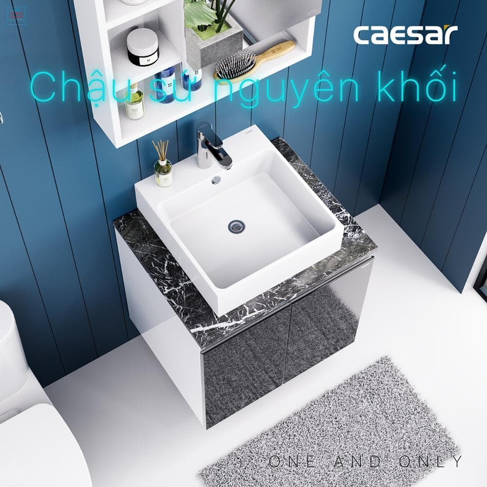 Bộ Tủ Chậu Caesar LF5261 + EH46001ADV