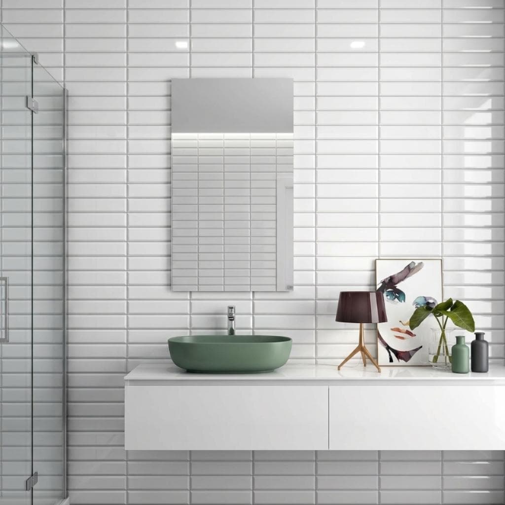 Gạch ốp tường Việt Nam Vietceramics Đơn sắc 7530PLWH