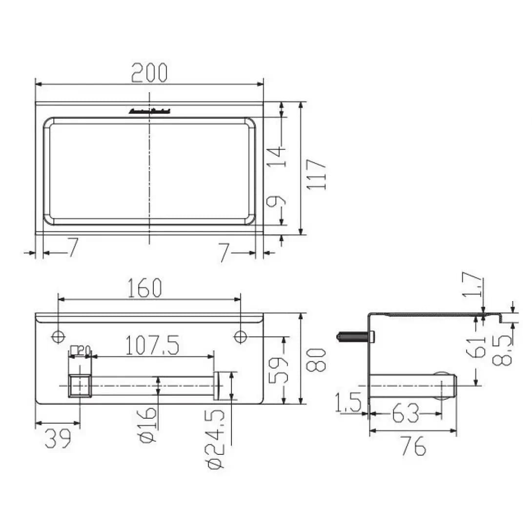 Móc Giấy Vệ Sinh American Standard WF-0498MB