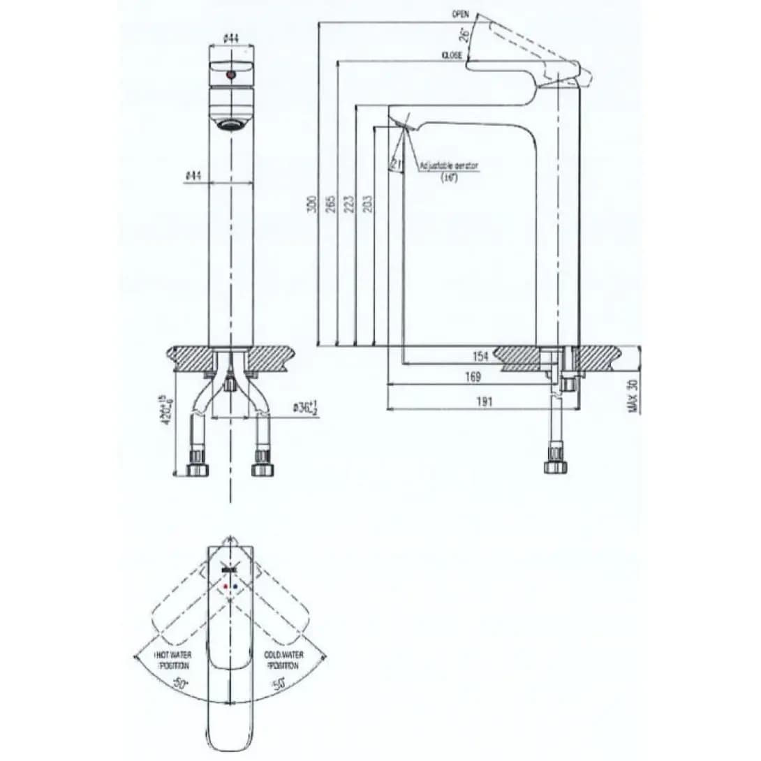Vòi Lavabo Inax LFV-632SH