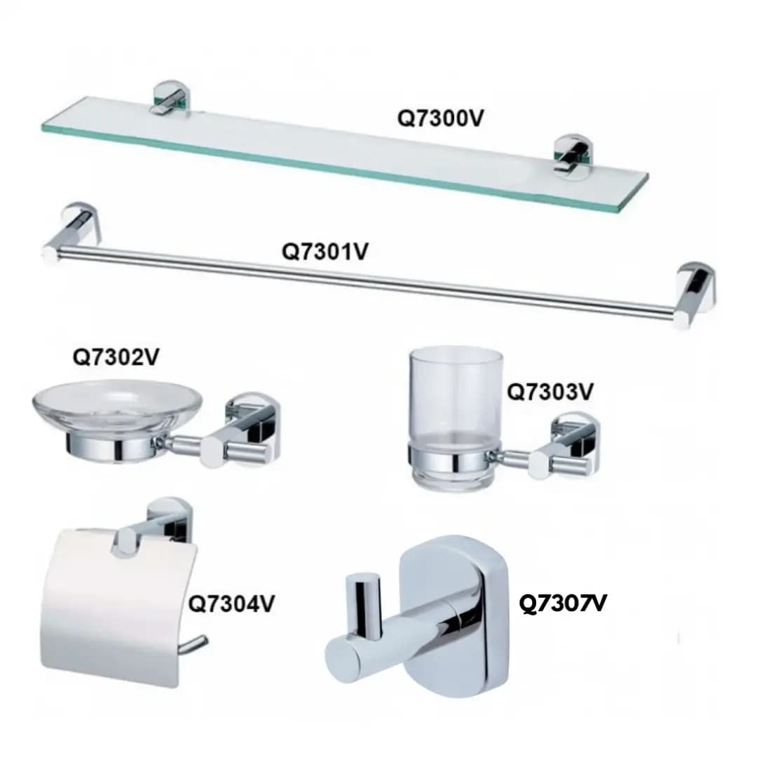 Bộ Phụ Kiện Caesar Q7300-A6 6 Món Inox 304