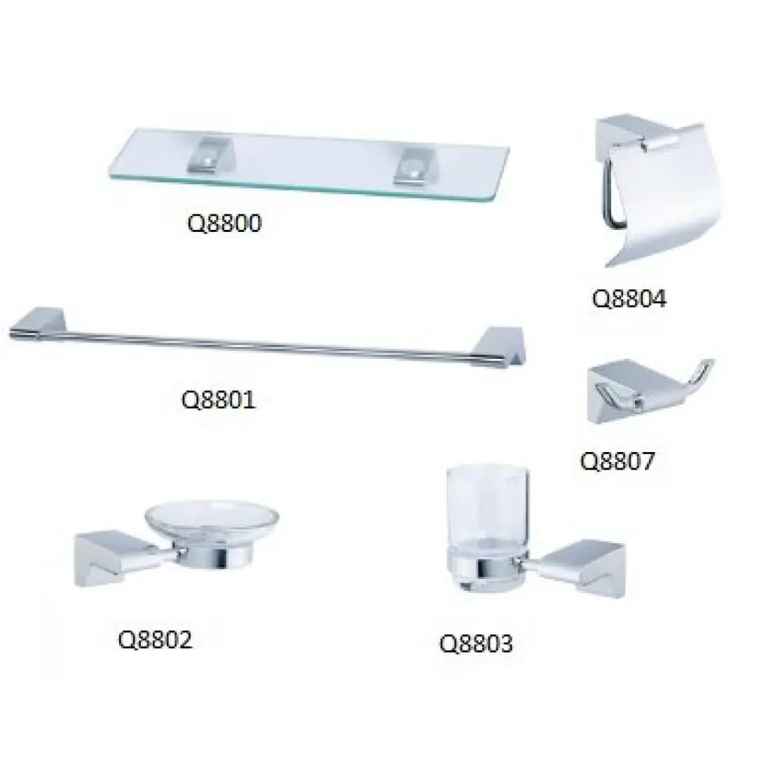 Bộ Phụ Kiện Inox Caesar Q8800-A6 6 Món