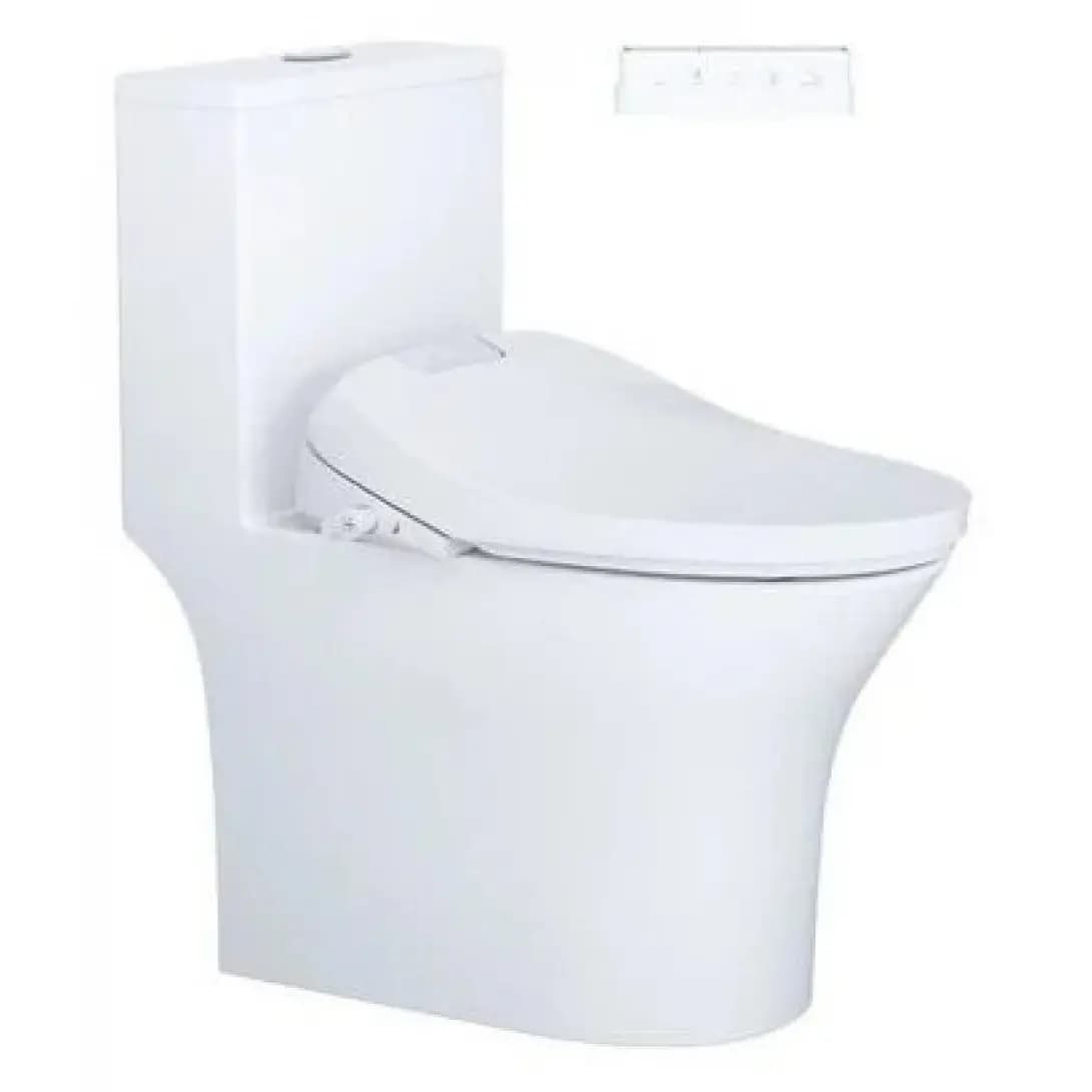 Bồn Cầu Nắp Rửa Điện Tử CAESAR C1391F (không nắp) + TAF610H 1 Khối