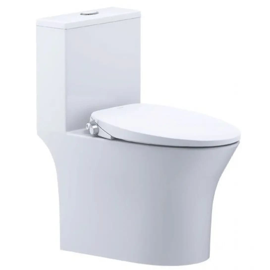 Bồn Cầu Nắp Rửa Cơ CAESAR C1391F (không nắp) + TAF060 1 Khối