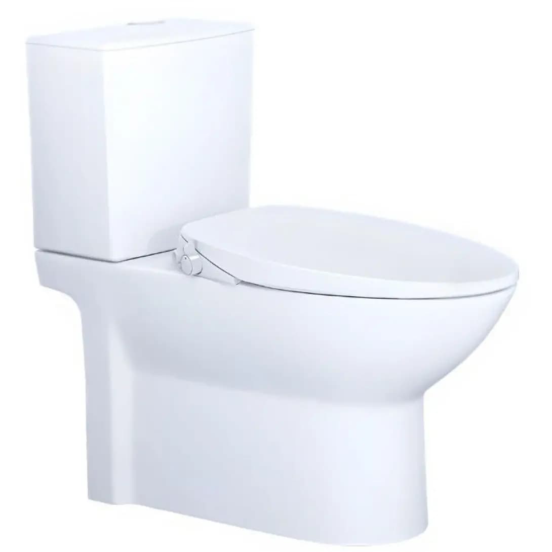 Bồn Cầu Nắp Rửa Cơ CAESAR CD1340 (không nắp) + TAF060 2 Khối