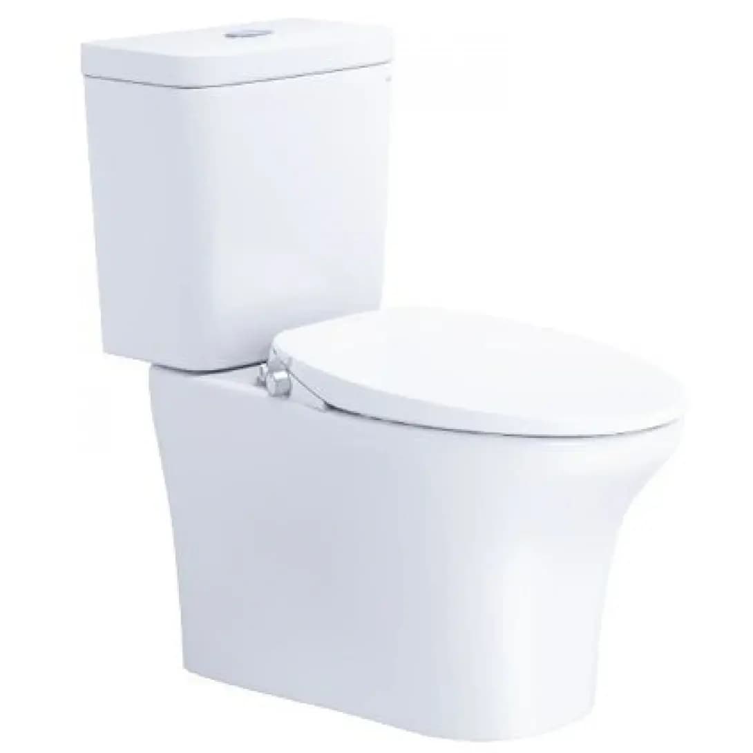 Bồn Cầu Nắp Rửa Cơ CAESAR CD1341 (không nắp) + TAF060 2 Khối