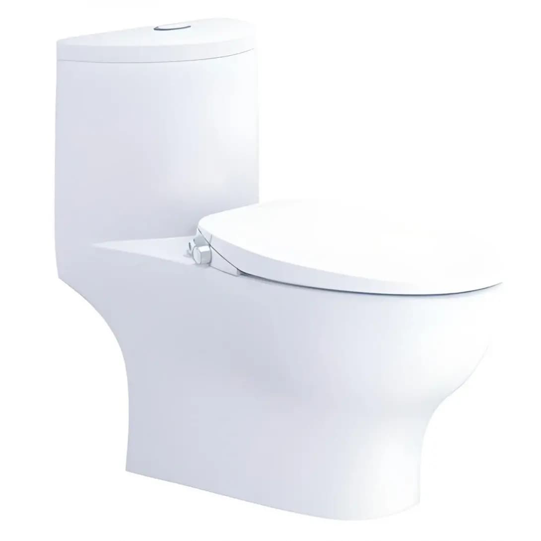 Bồn Cầu Nắp Rửa Cơ CAESAR C1375F (không nắp) + TAF060 1 Khối