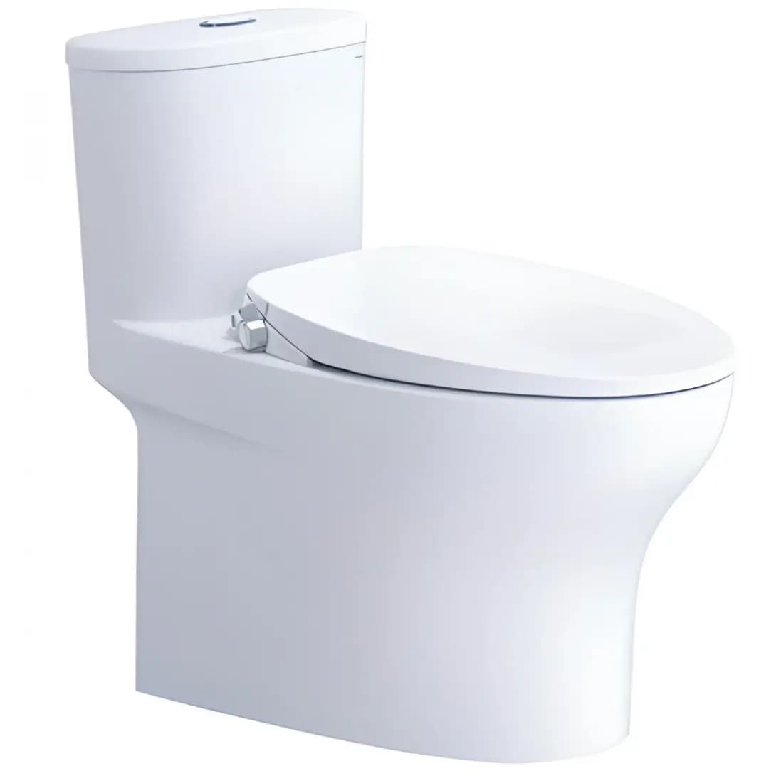 Bồn Cầu Nắp Rửa Cơ CAESAR C1394F (không nắp) + TAF060 1 Khối