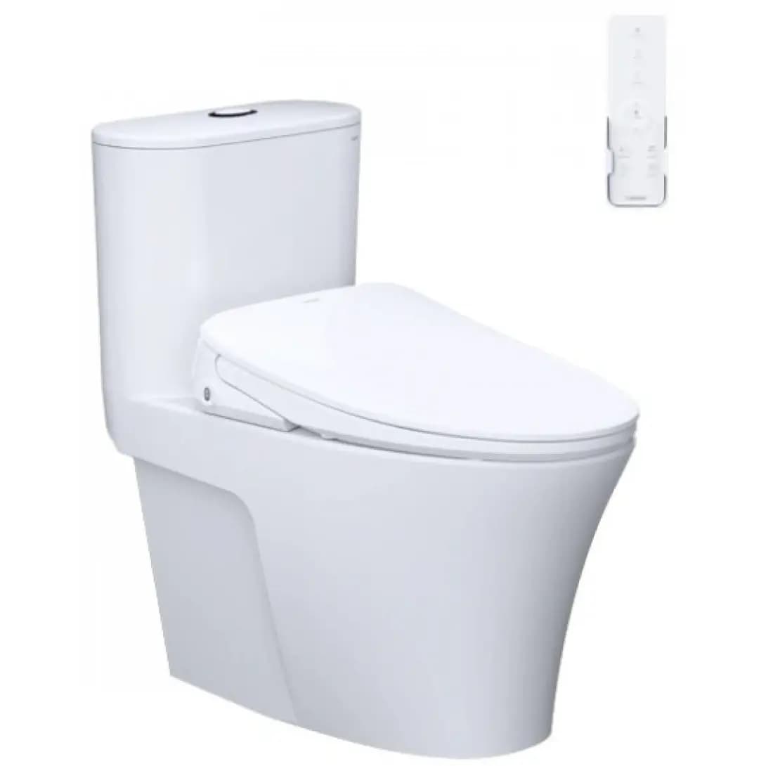 Bồn Cầu Điện Tử CAESAR C1395F (không nắp) + TAF710H Có Remote