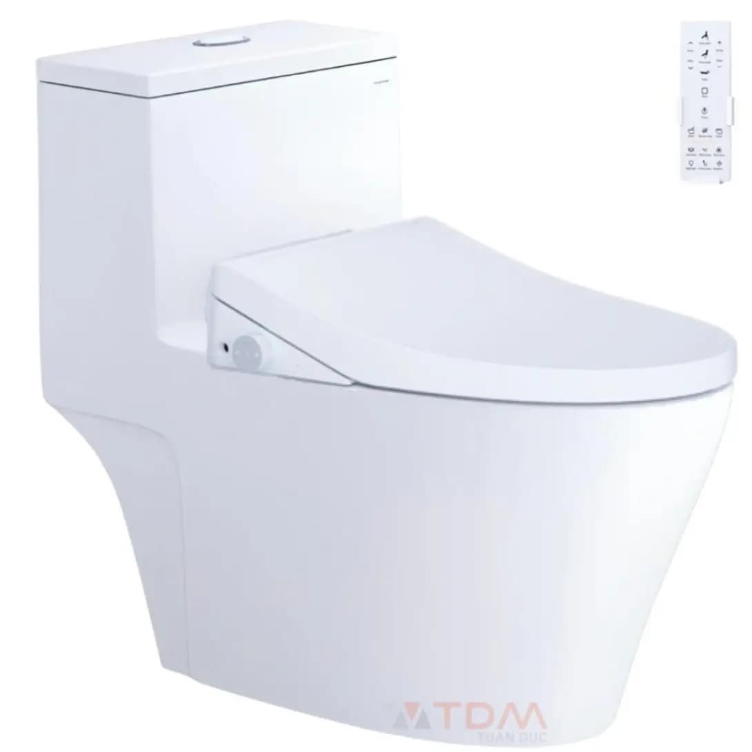 Bồn Cầu Thông Minh CAESAR C1356F (không nắp) +TAF512H 1 Khối