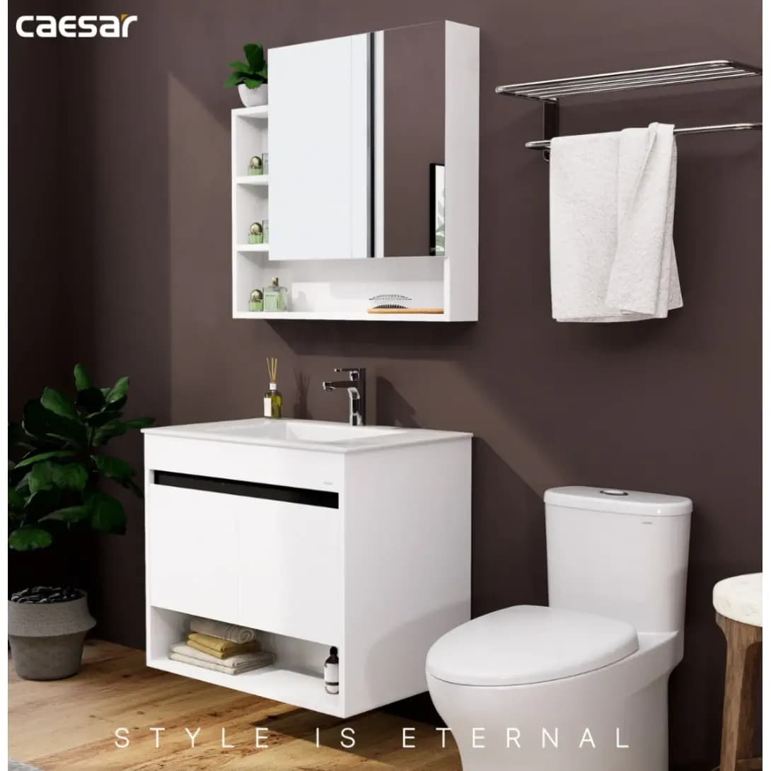 Bộ Tủ Lavabo Caesar LF5032 + EH15032AV Treo Tường