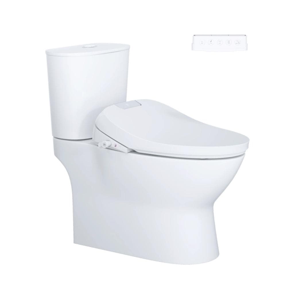 Bồn Cầu Nắp Rửa Điện Tử CAESAR CD1320 (không nắp) + TAF610H 2 Khối