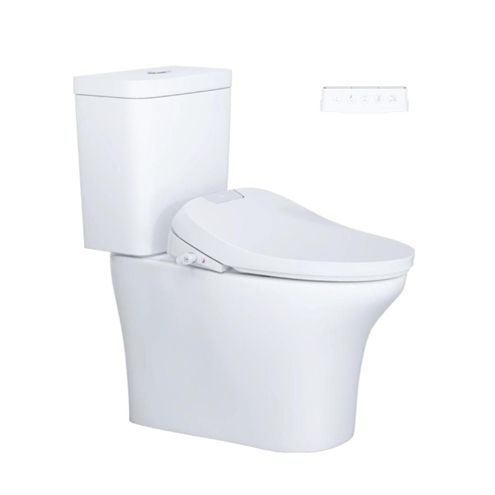Bồn Cầu Nắp Rửa Điện Tử CAESAR CD1341 (không nắp) + TAF610H 2 Khối