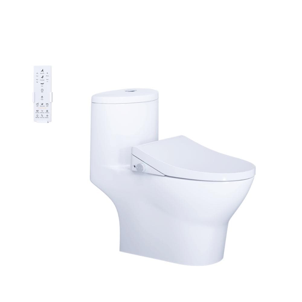 Bồn Cầu Điện Tử CAESAR C1375F (không nắp) + TAF512H Có Remote