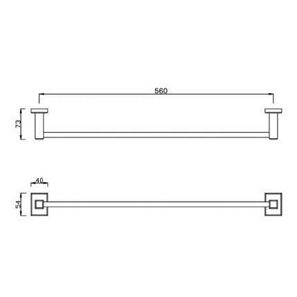 Thanh Treo Khăn American Standard FFAS0493WS Màu Vàng Hồng Concept Square