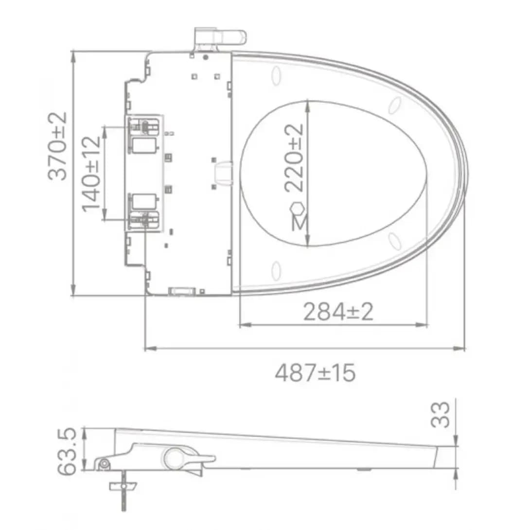 Nắp Bồn Cầu Rửa Cơ INAX CW-S32VN-1/BW1