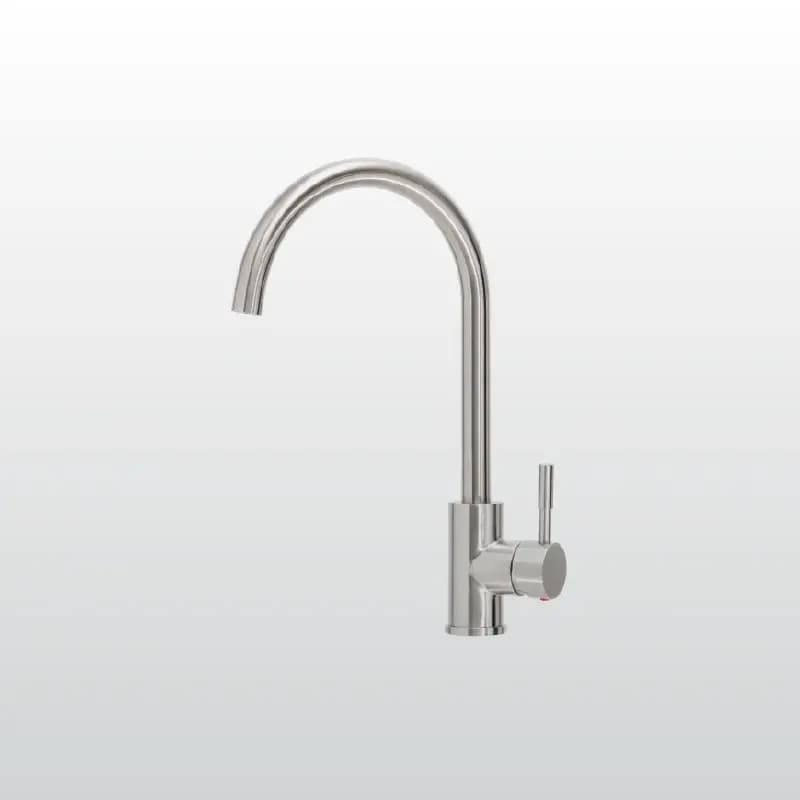 Vòi rửa chén nóng lạnh inox 304 EcoKitchen K569-SN