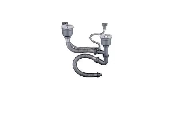 Bộ xả chậu rửa chén đơn Caesar nắp bằng KSF003