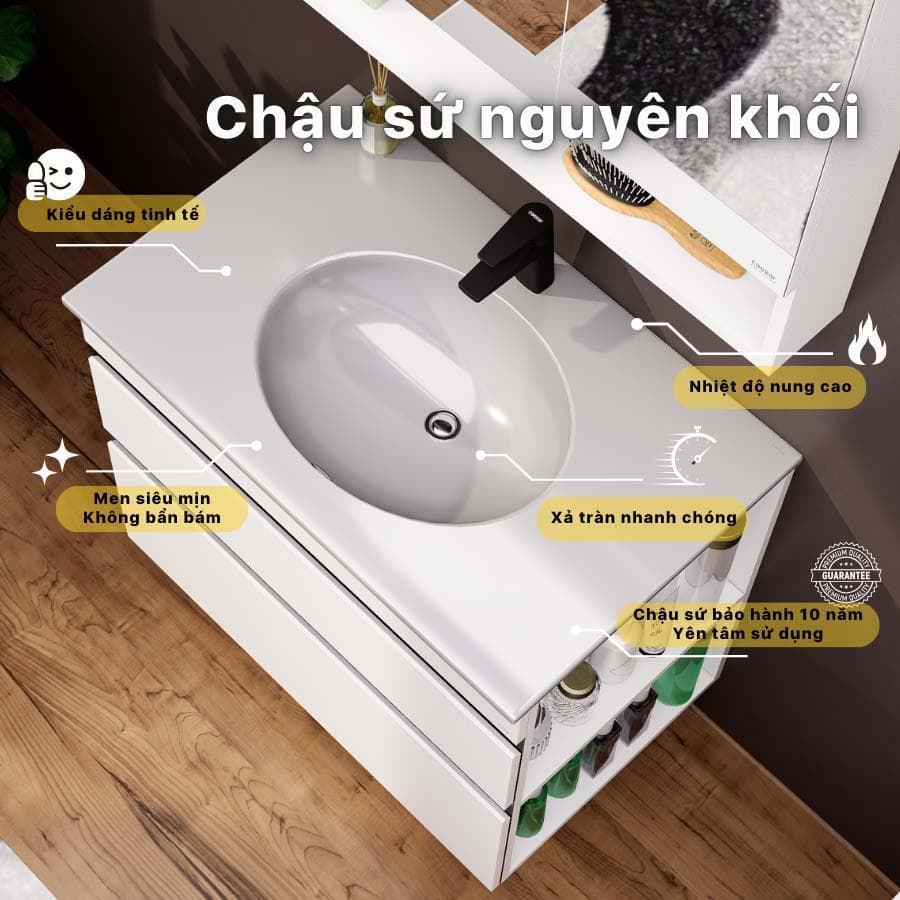Tủ lavabo Caesar EH15026DDRV