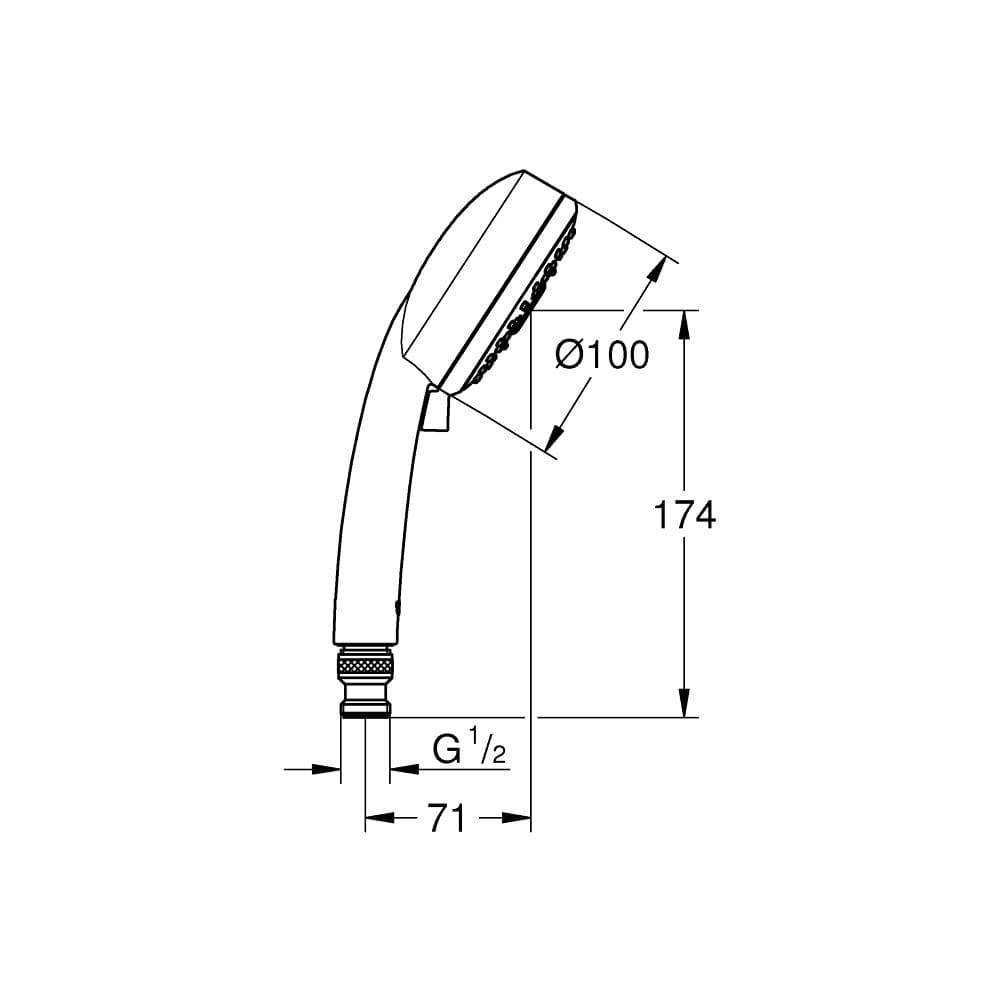 Tay sen tắm Tempesta Cosmopolitan GROHE 27573002