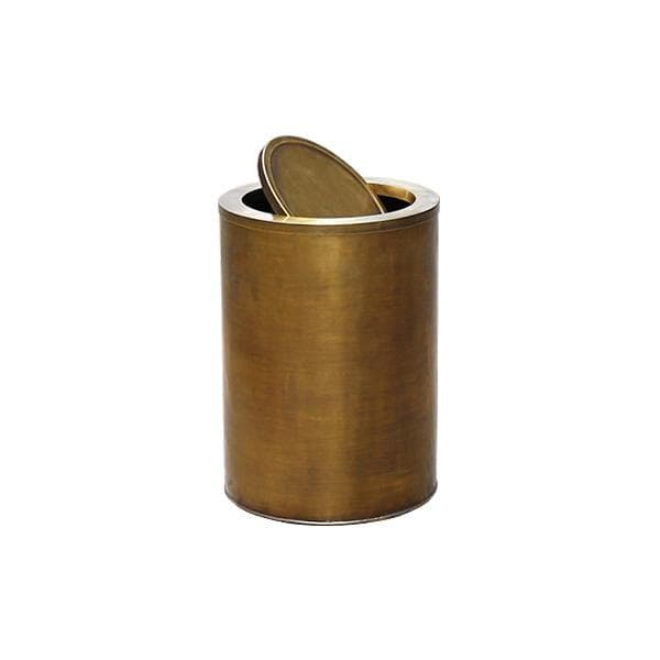 Thùng rác bằng đồng nắp lật Kanly RSC504