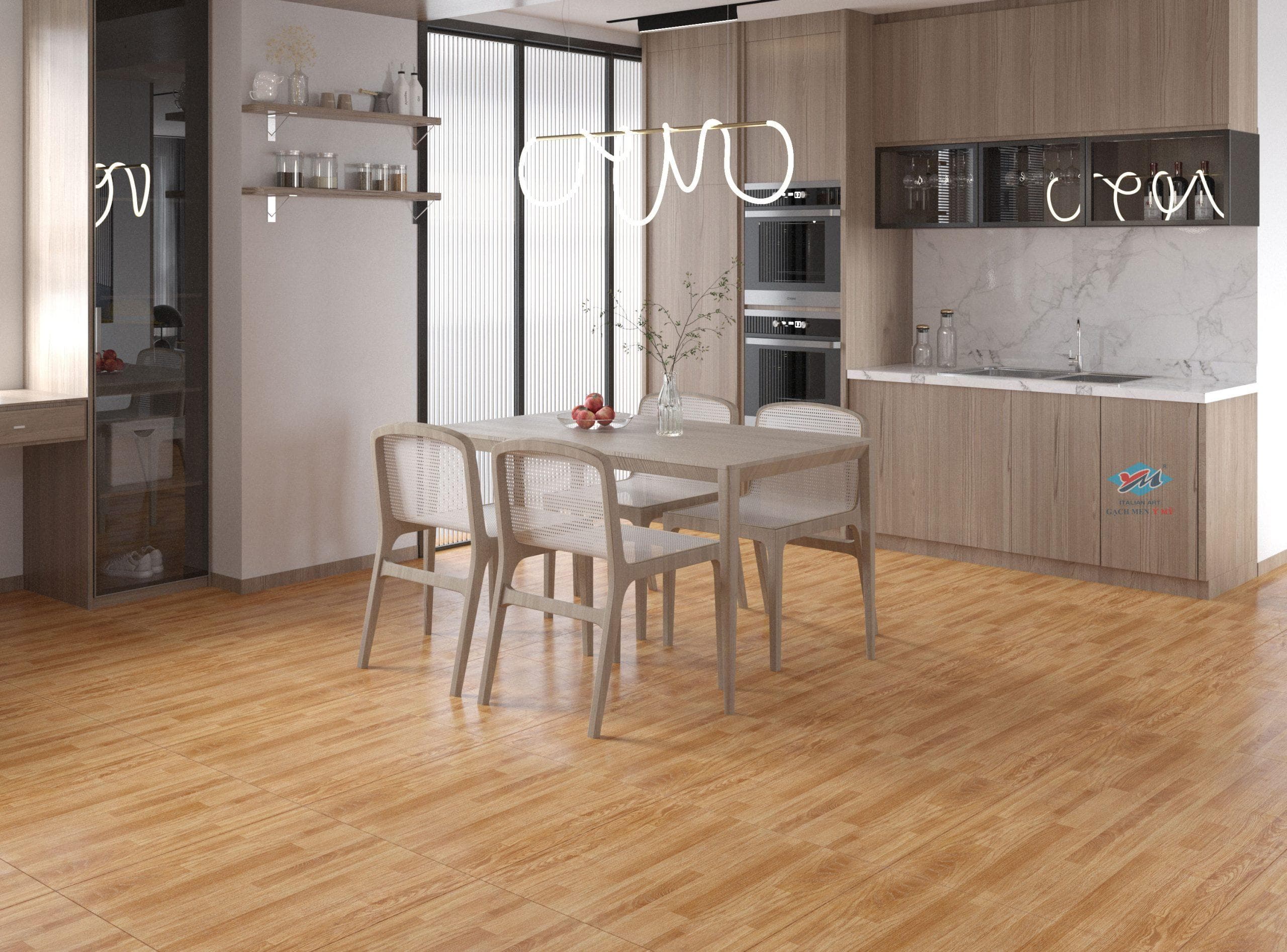 Gạch lát nền Việt Nam Ý Mỹ Giả gỗ Y6079M