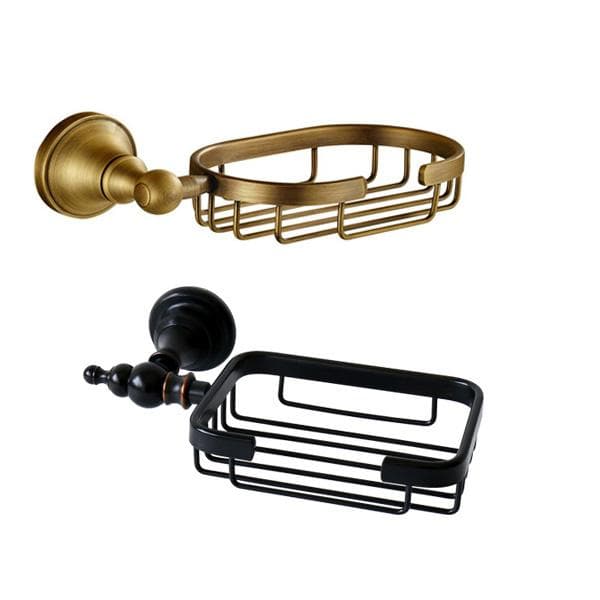 Giá để xà phòng bằng đồng đen Kanly GCK05B