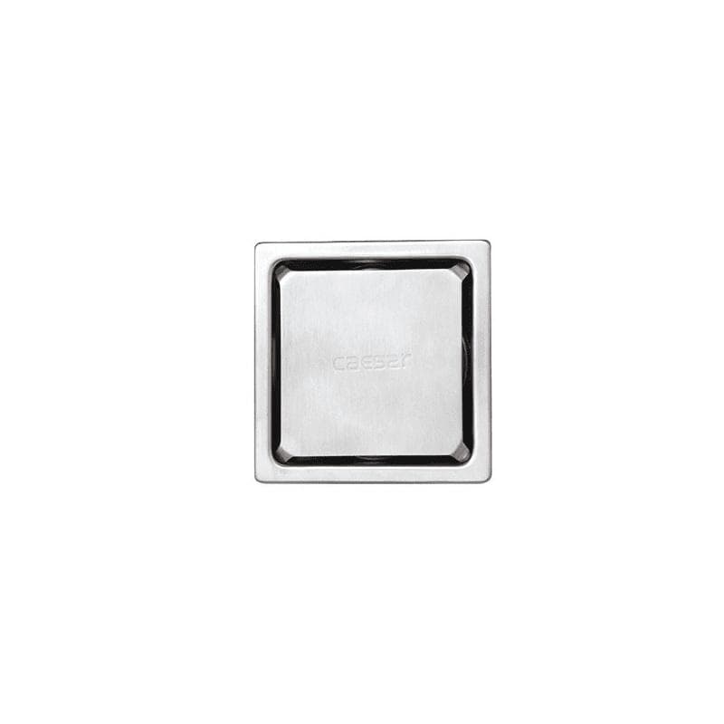 Phễu thoát sàn inox Caesar ST1212EL 12x12cm ø90