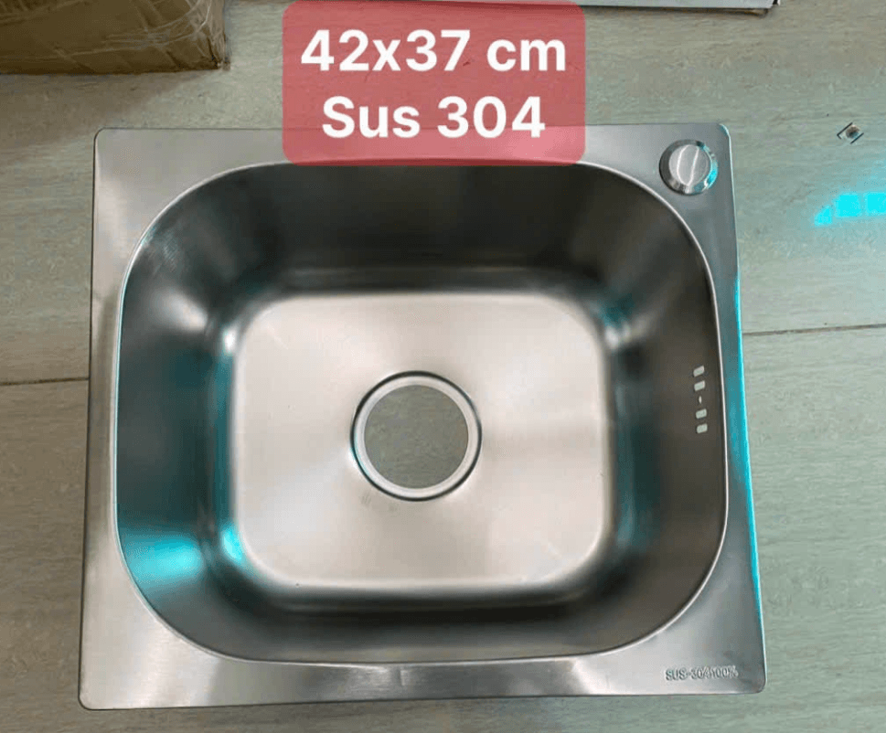 Chậu 1 hộc Inox 304 Sucar 4237