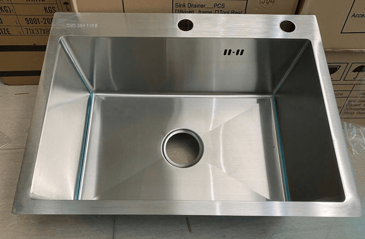 Chậu 1 hộc Inox 304 Sucar LT-6045