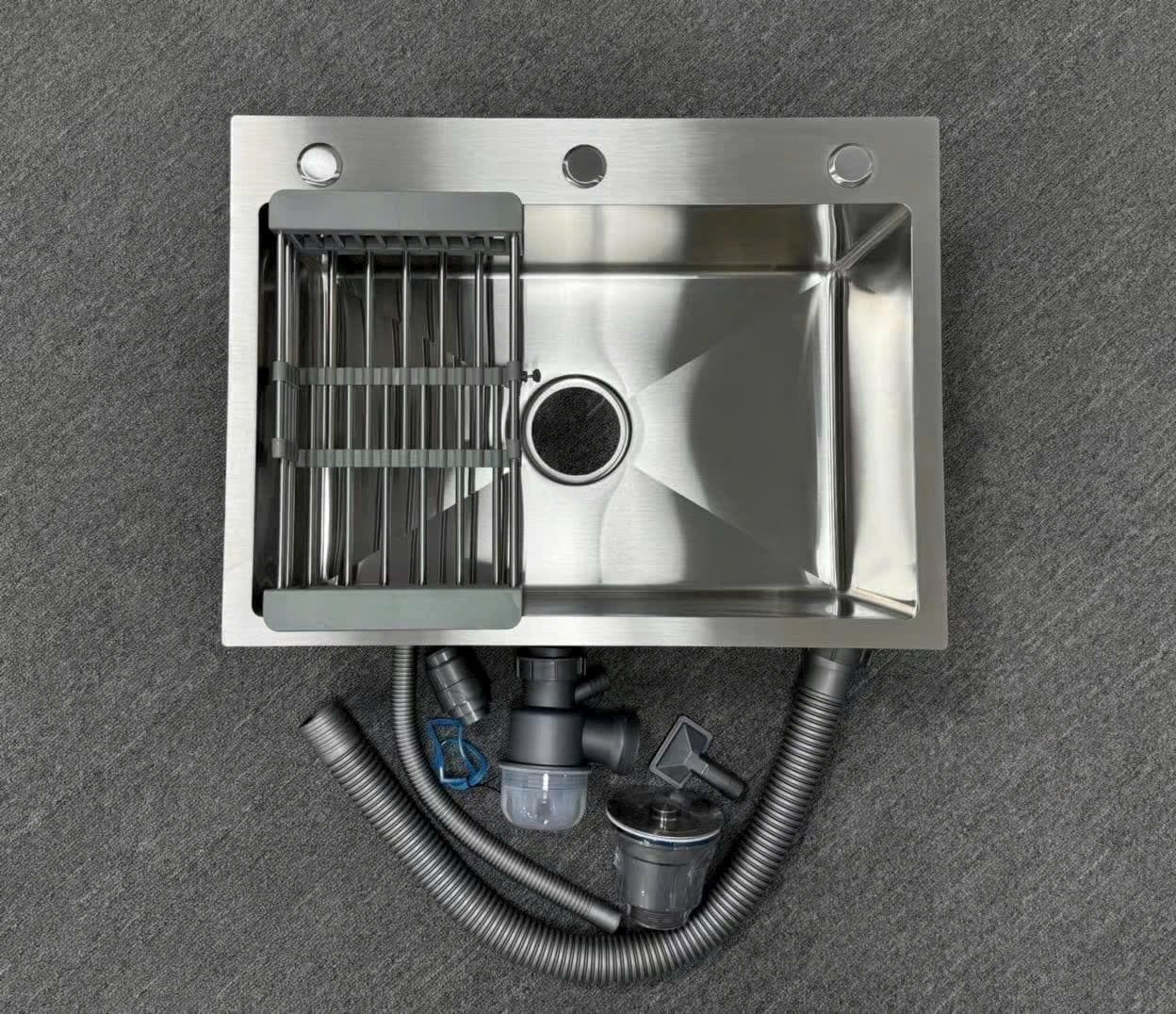 Chậu 1 hộc Inox 304 Luxio LUXIO6845