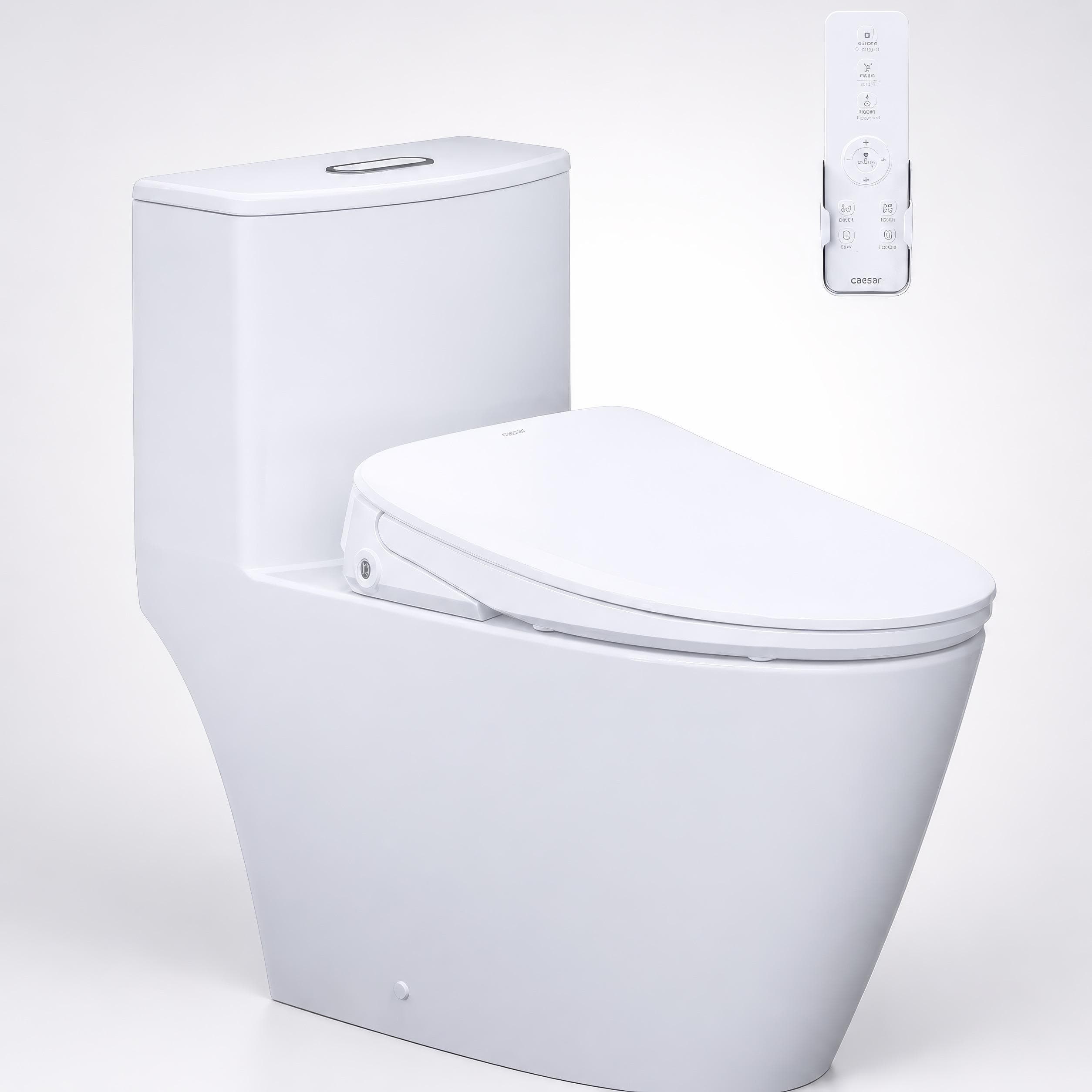 Bồn cầu 1 khối nắp điện tử Caesar C1363F+TAF710H