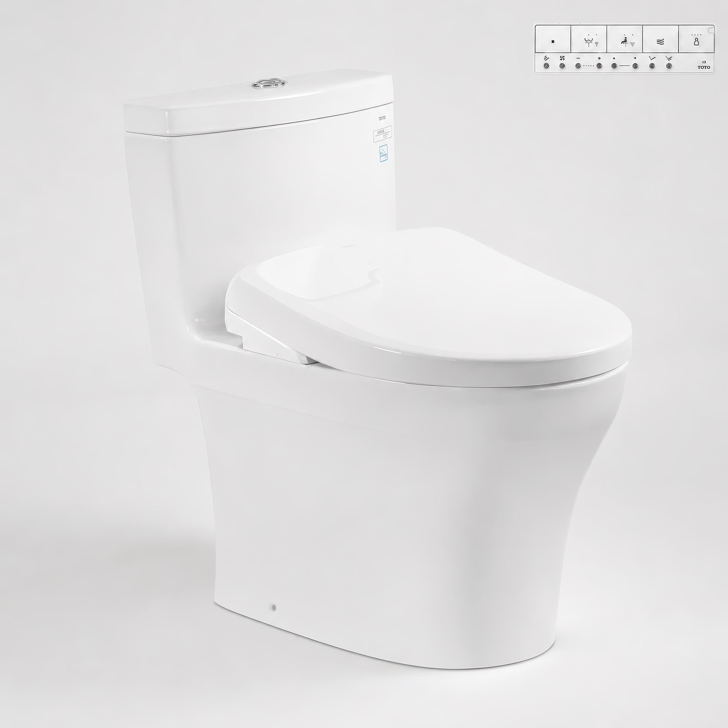 Bồn cầu TOTO MS889CDRW23 1 khối nắp điện tử Washlet S7 TCF47360GAA giấu dây