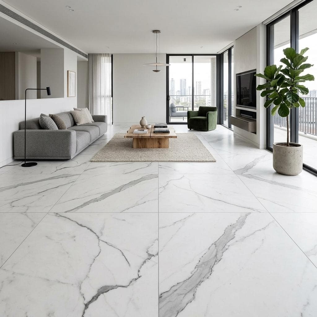 Gạch lát nền Ấn Độ Superstone Marble 120MAVAST