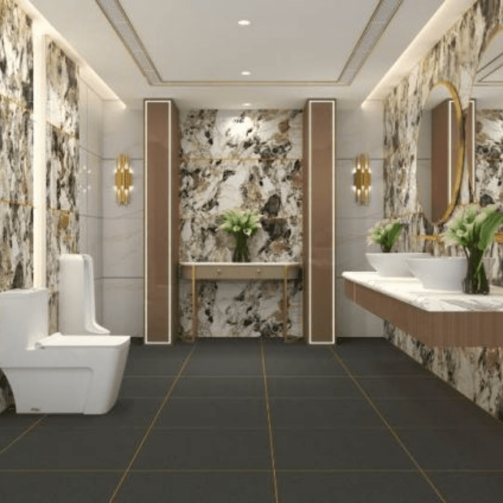 Gạch ốp lát Việt Nam Đồng Tâm Vân đá, Marble 60120LANGBIANG003FP-H+