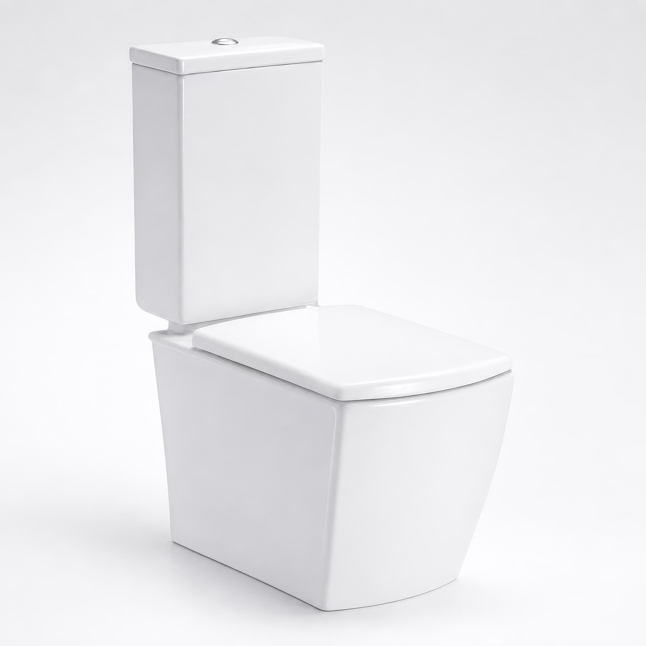 Bồn cầu 2 khối COTTO C16897 nắp êm dòng 3x3-R3