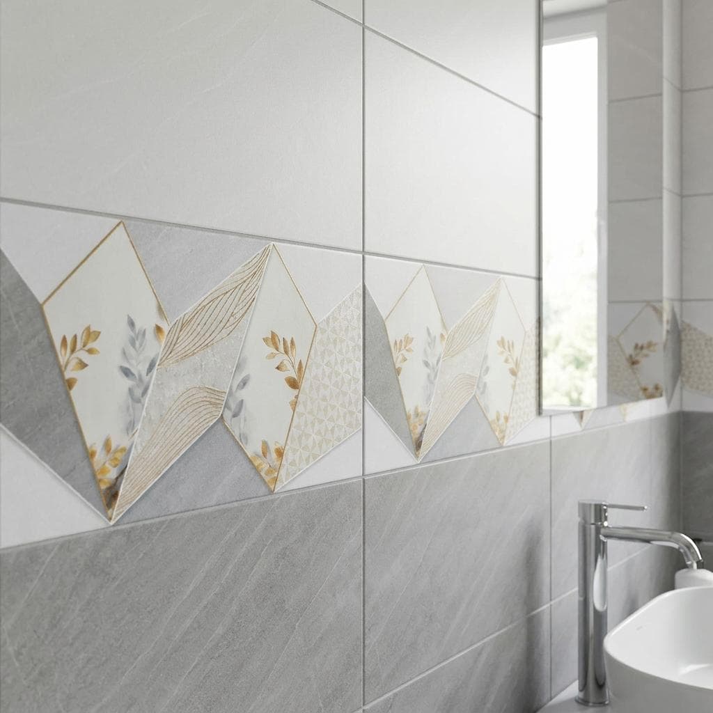 Gạch ốp tường Việt Nam Ý Mỹ Hoa văn / Họa tiết Y36134D