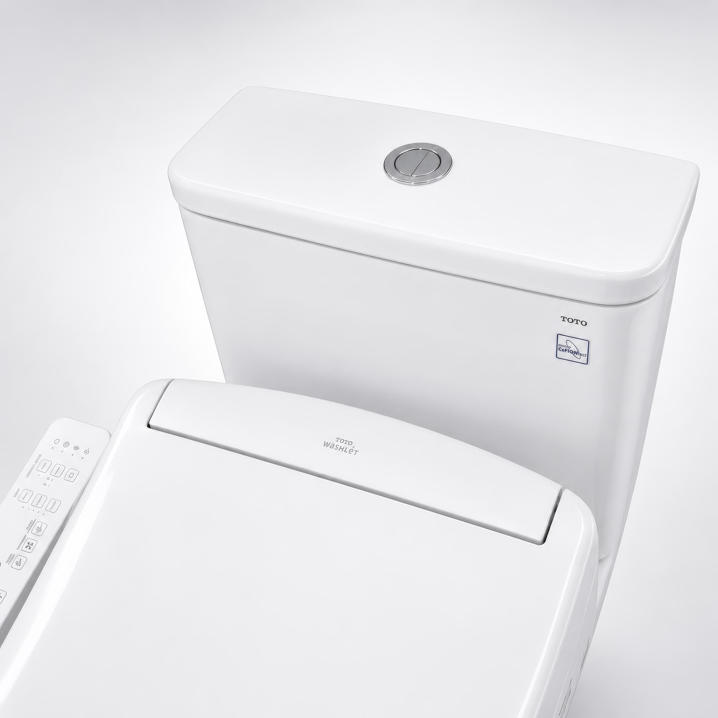 Bồn cầu TOTO MS857CDW24 1 khối nắp điện tử Washlet S2 TCF33461GAA giấu dây
