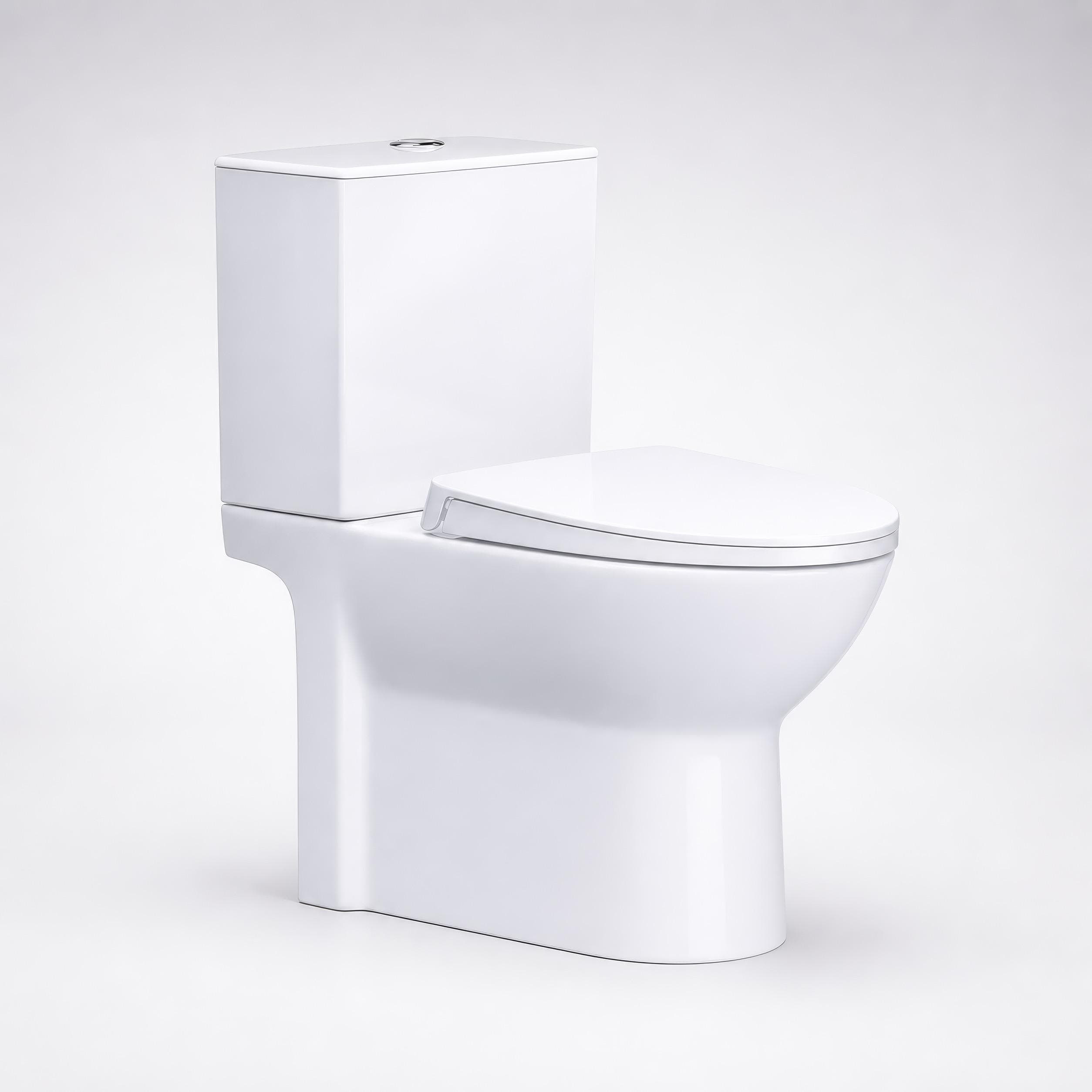 Bồn cầu 2 khối Caesar CD1340 nắp đóng êm