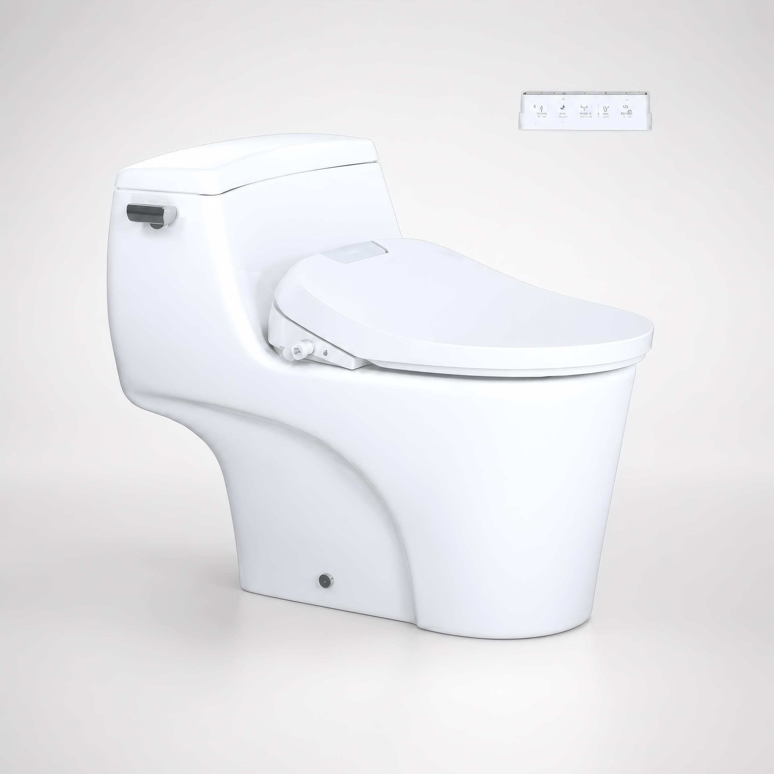 Bồn cầu 1 khối nắp điện tử Caesar C1353F+TAF610H