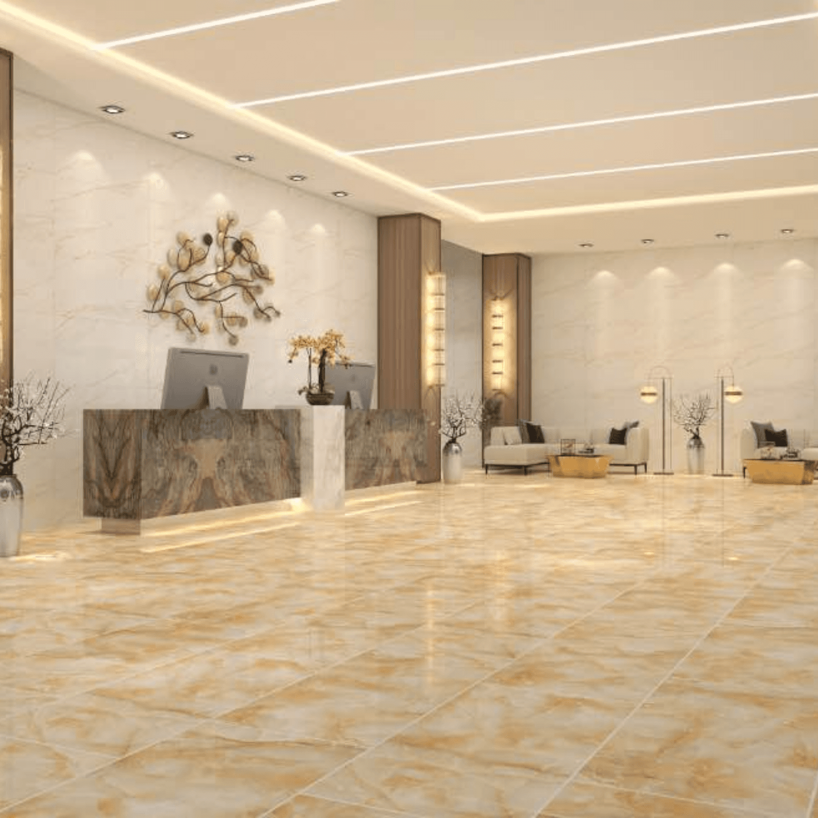 Gạch ốp lát Việt Nam Đồng Tâm Vân đá, Marble 60120LANGBIANG002FP-H+