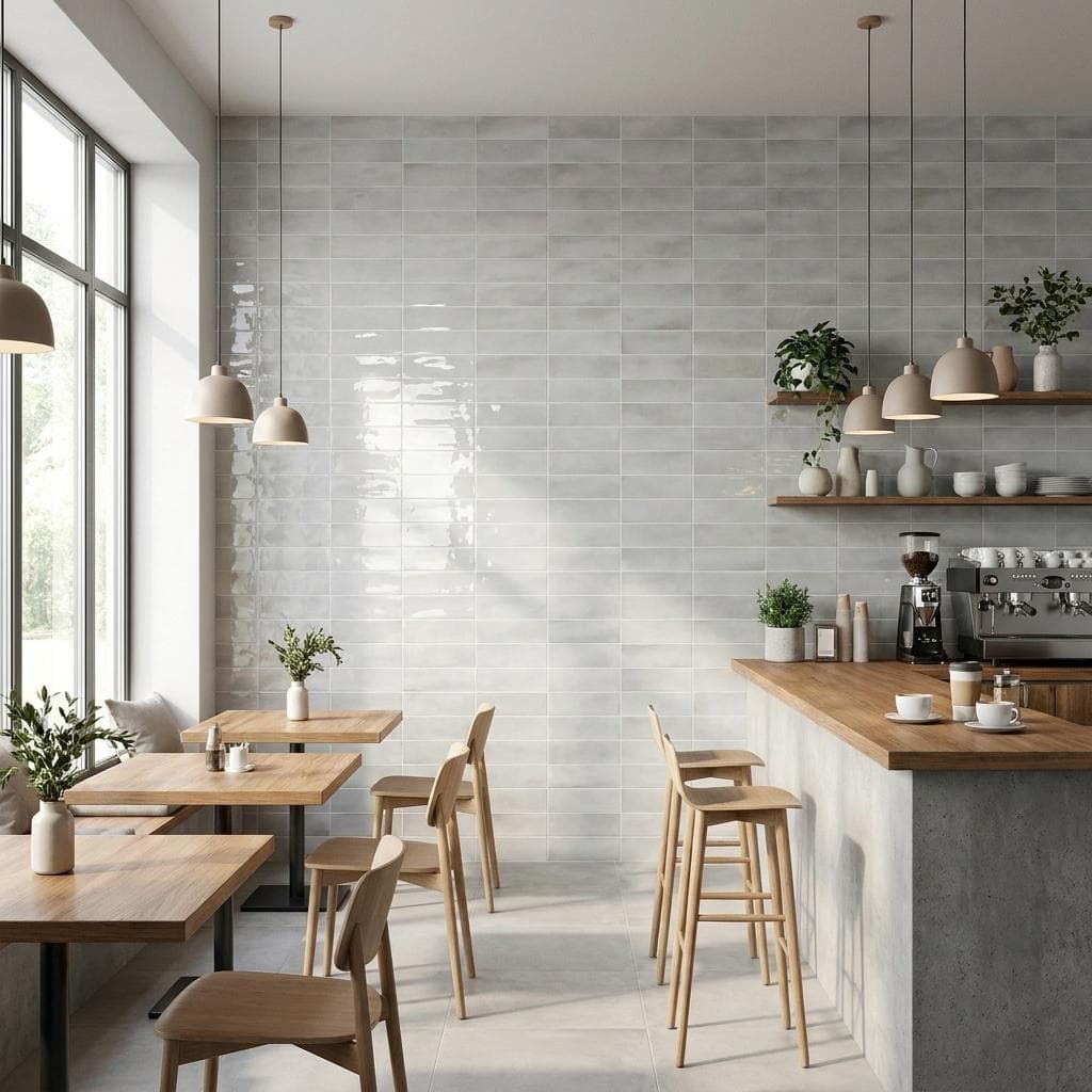 Gạch ốp tường Trung Quốc Đơn sắc NHC802-05