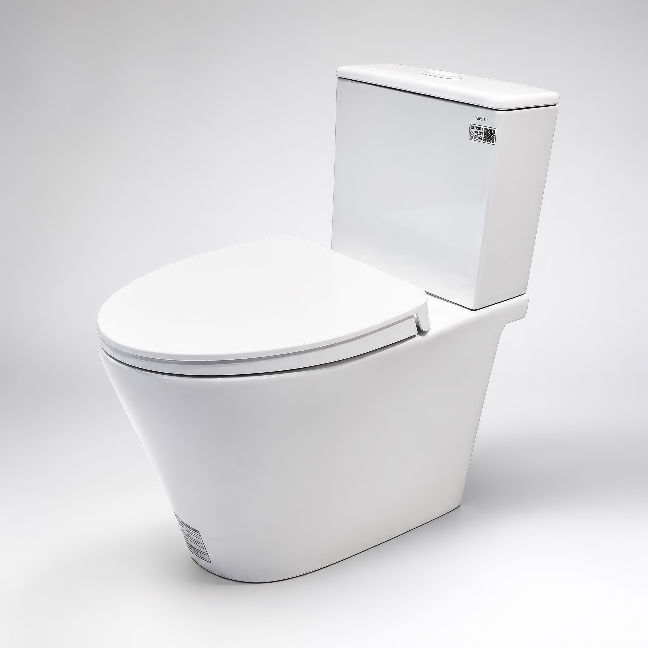 Bồn cầu 2 khối CAESAR CD1342 nắp đóng êm