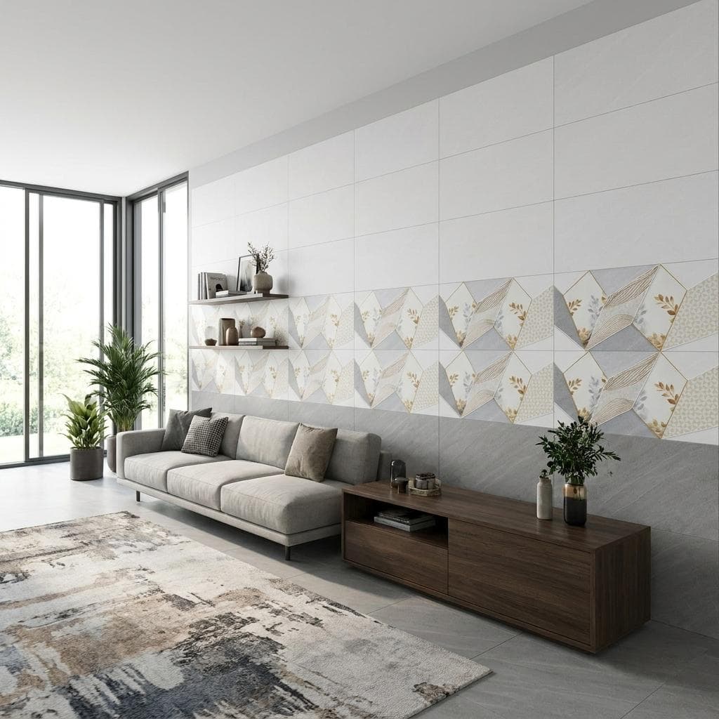 Gạch ốp tường Việt Nam Ý Mỹ Hoa văn / Họa tiết Y36134D