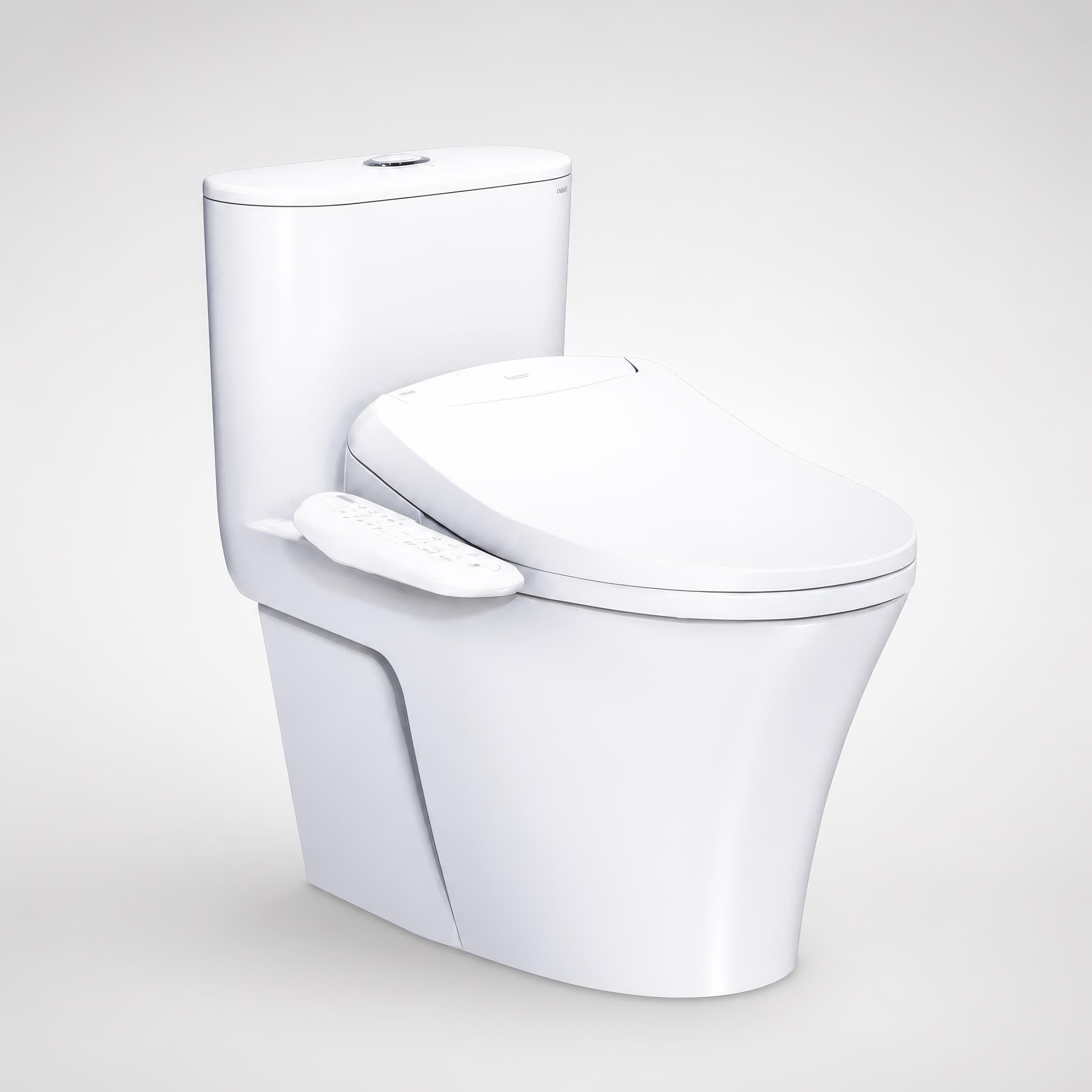 Bồn cầu 1 khối nắp điện tử Caesar C1395F + TAF400H (CD1395+TAF400H)