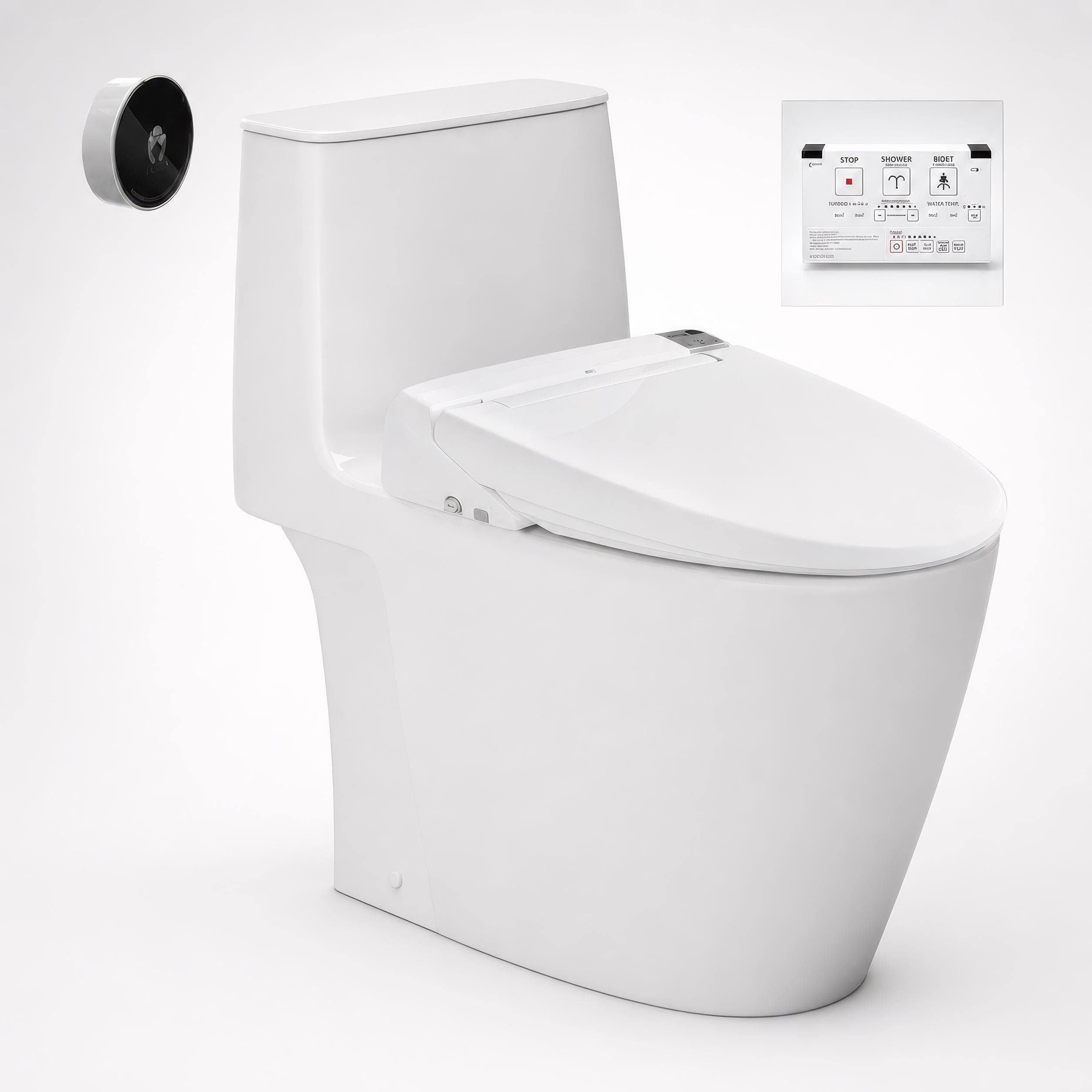 Bồn cầu 1 khối xả cảm ứng nắp điện tử INAX ACT-902 + CW-KA22AVN