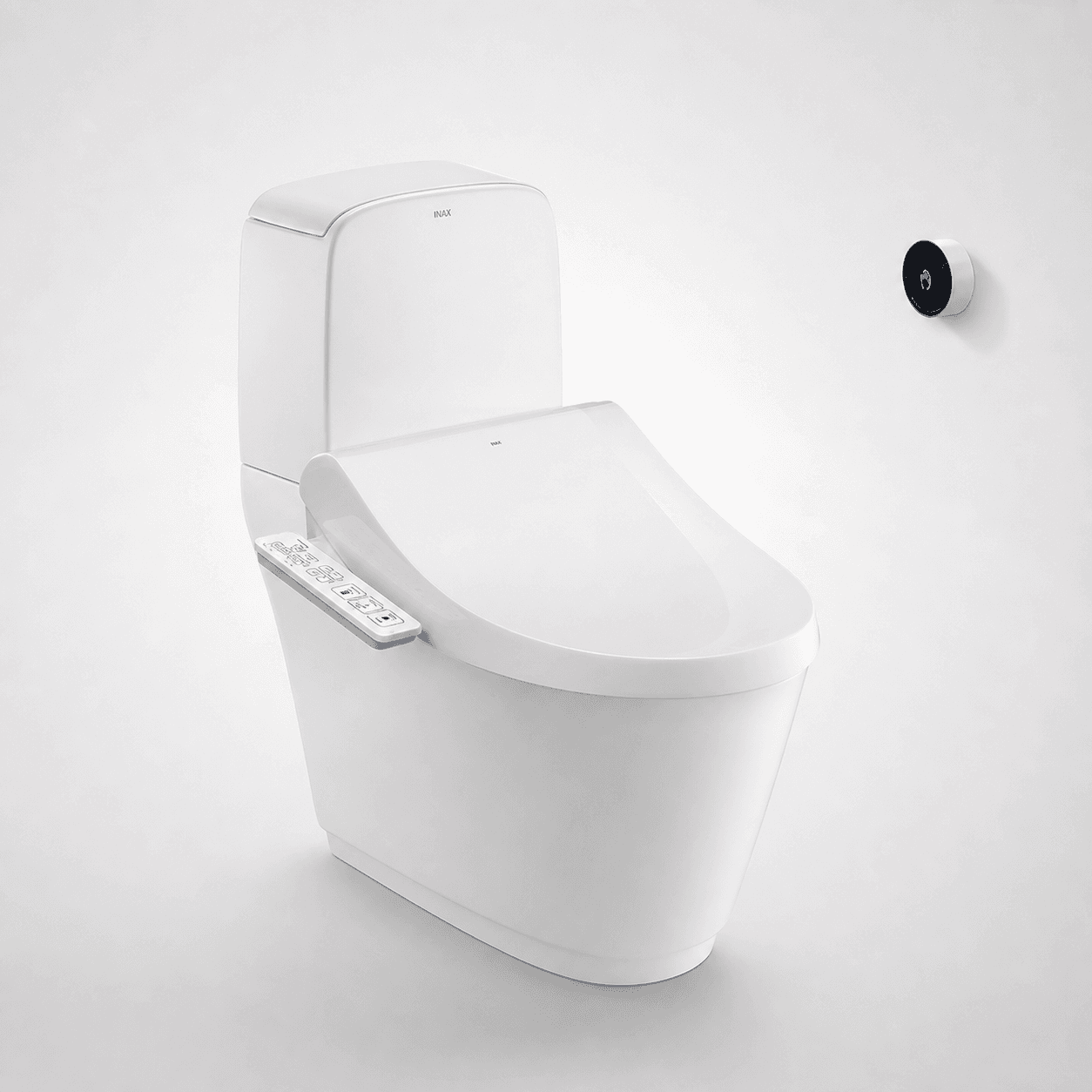 Bồn cầu 2 khối xả cảm ứng nắp điện tử INAX ACT-832 + CW-H18VN