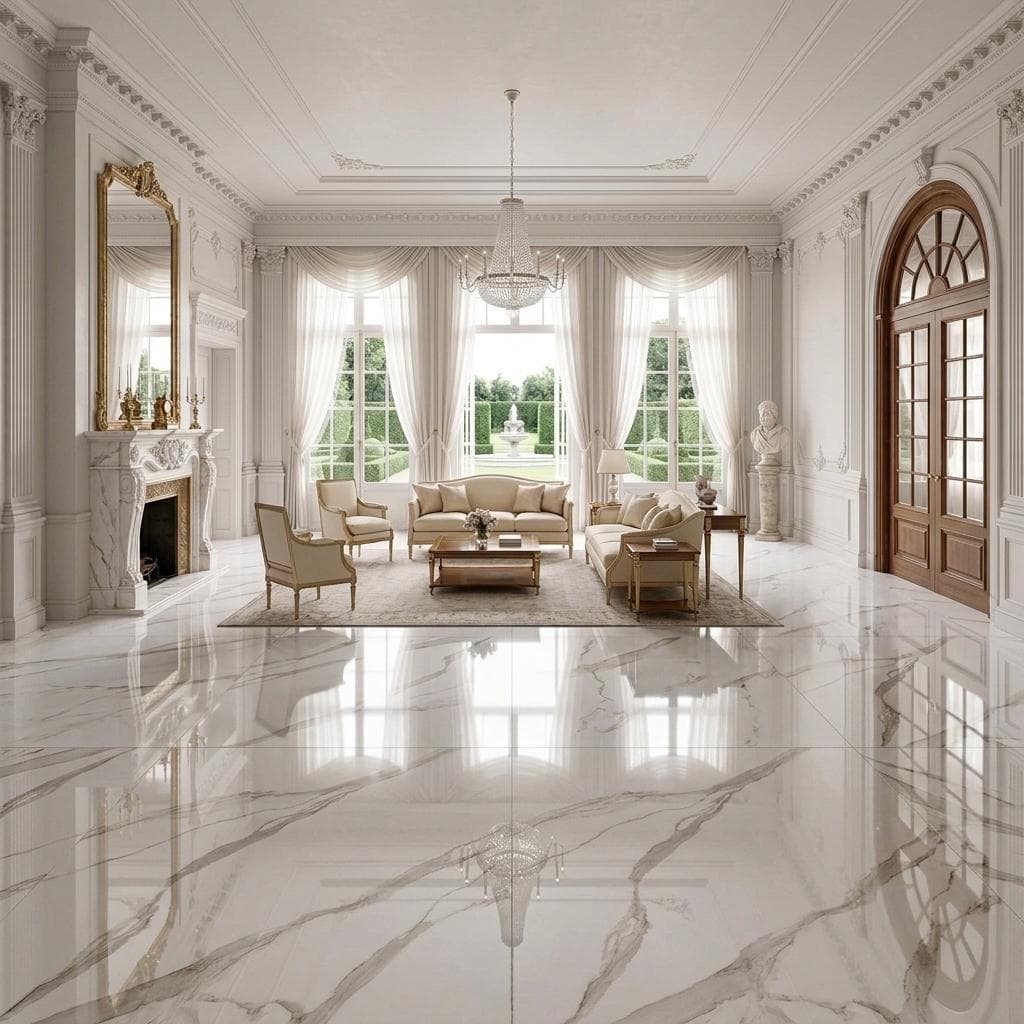 Gạch lát nền Ấn Độ Superstone Marble 120STCL